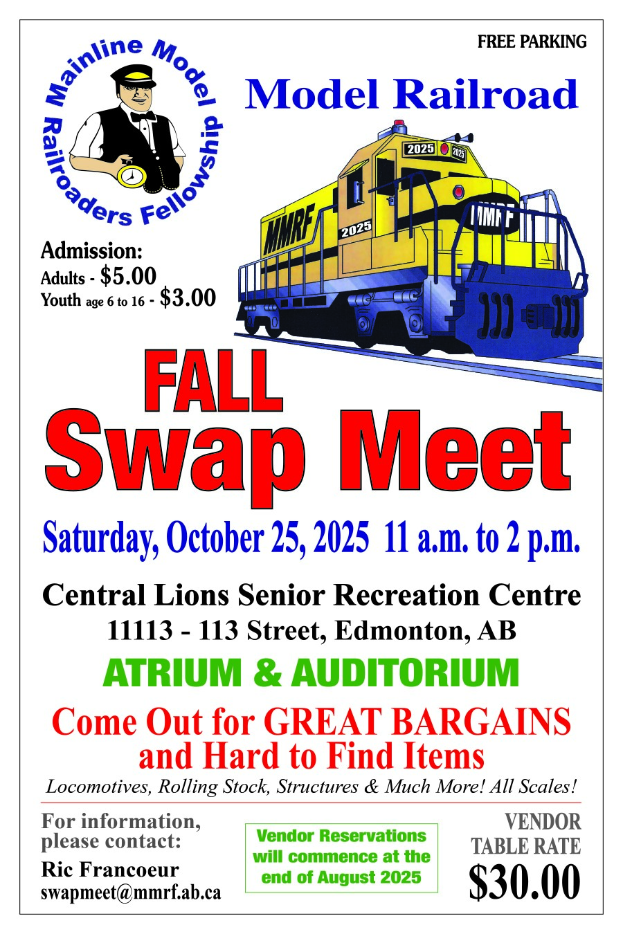 MMRF Fall Swap Meet